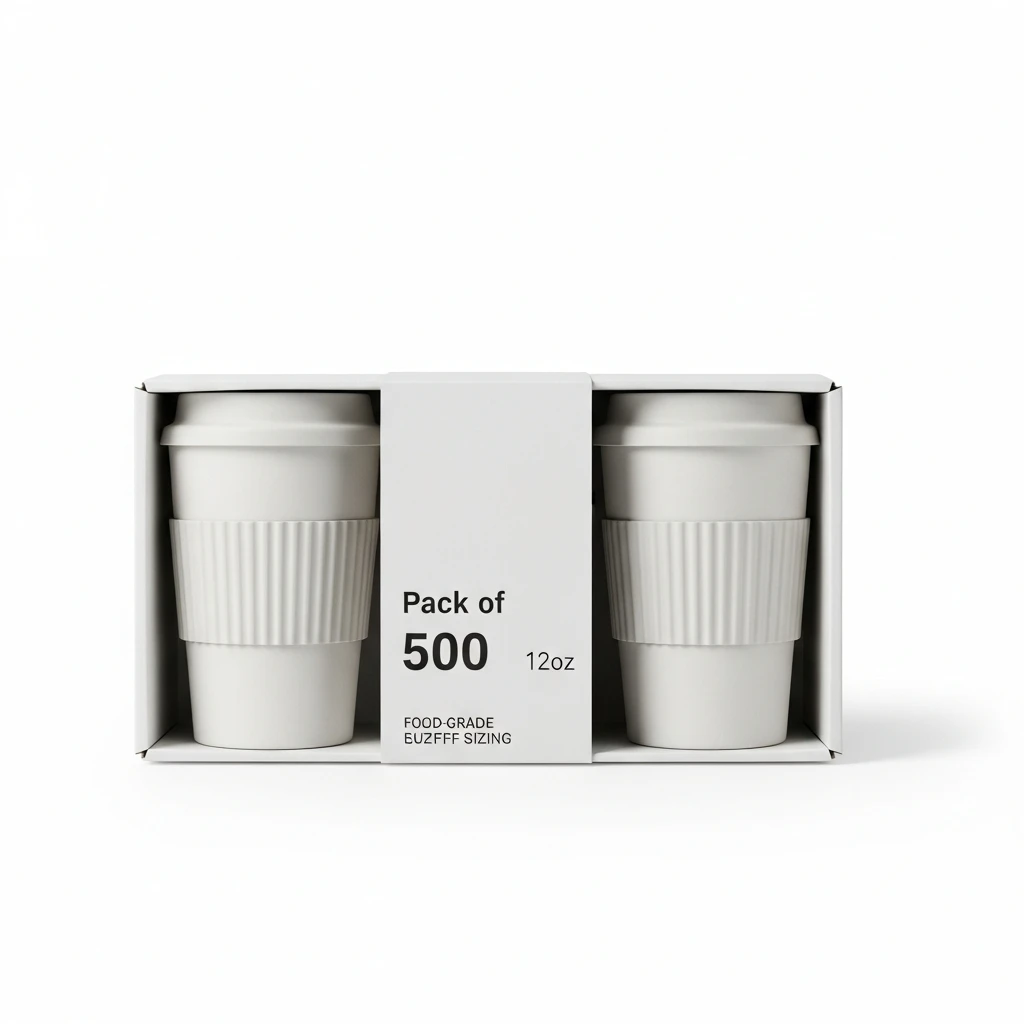 12oz Ripple Wall Insulated Coffee Cups | Pack of 500