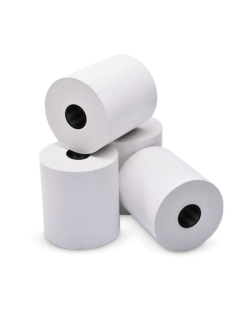 2 1/4" x 60' Thermal Paper Rolls | BPA-Free | 100 Roll Bulk Pack - Image 1