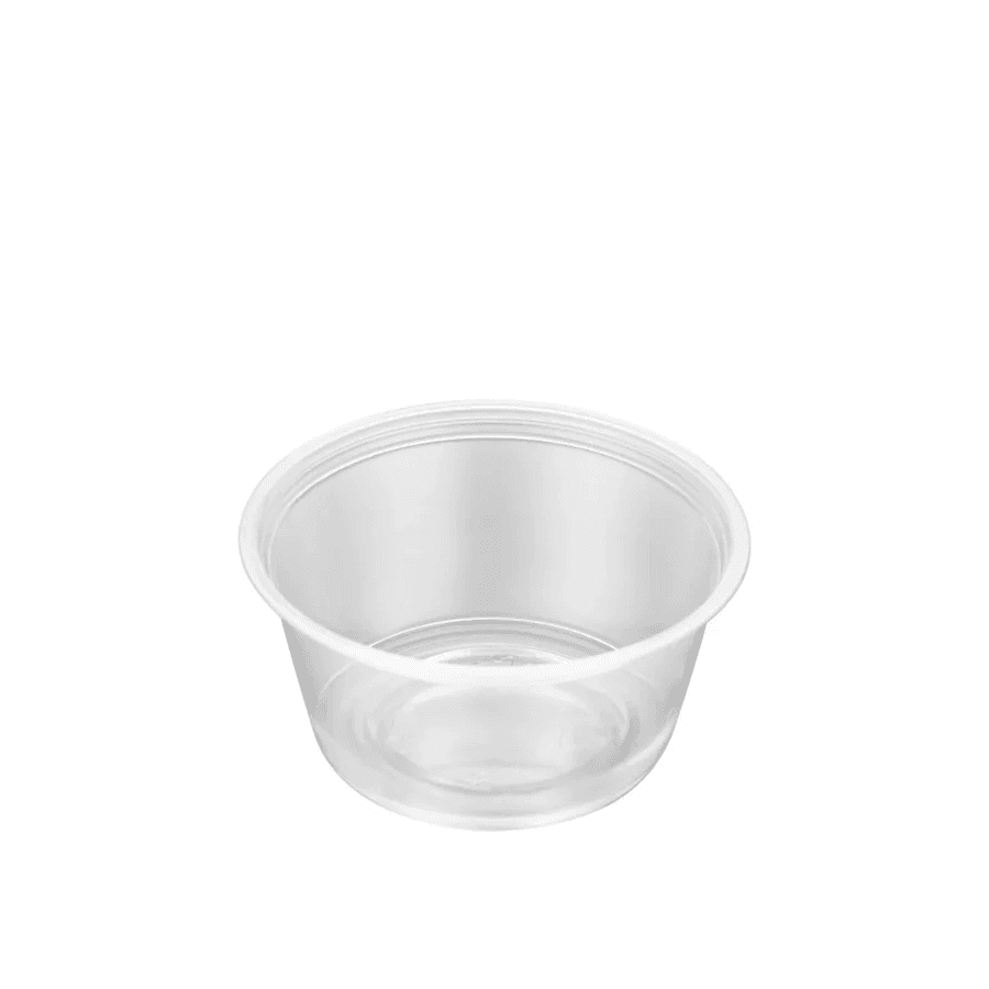 3.25oz Commercial-Grade Portion Cups | Clear Sauce Containers | Bulk Pack of 2500