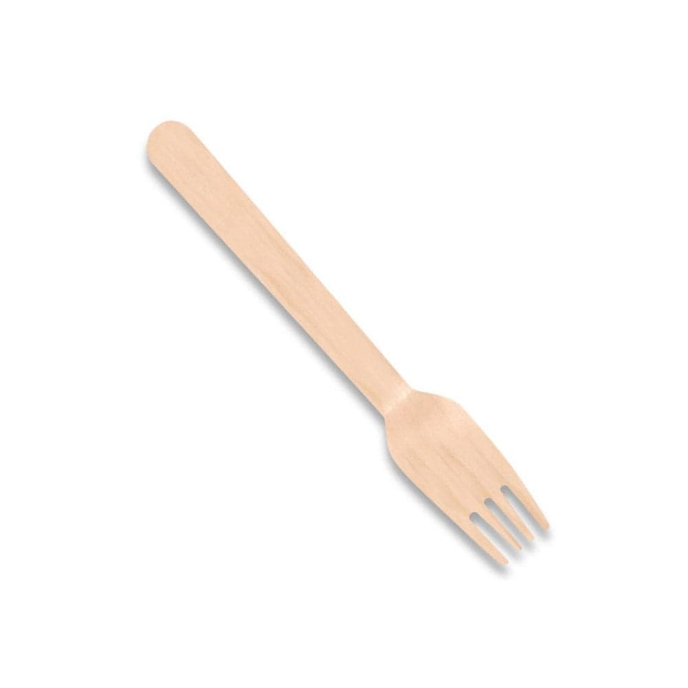 6.3” Premium Birchwood Eco-Friendly Forks | Bulk Pack of 1000