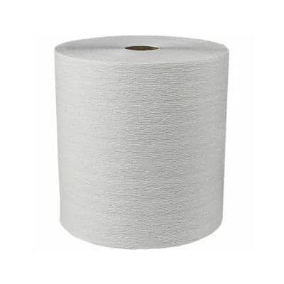 1 Ply White Paper Towel Rolls | 12 Rolls per Case