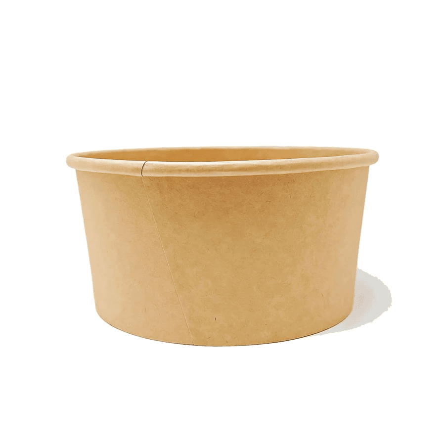 32oz (1000ml) Kraft Paper Salad Bowl Bases | Pack of 300