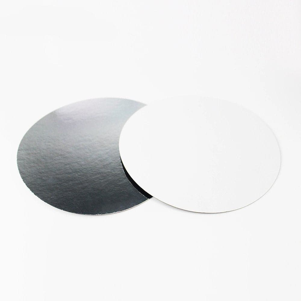 8-inch White Round Paper Lids for Aluminum Containers | Pack of 500