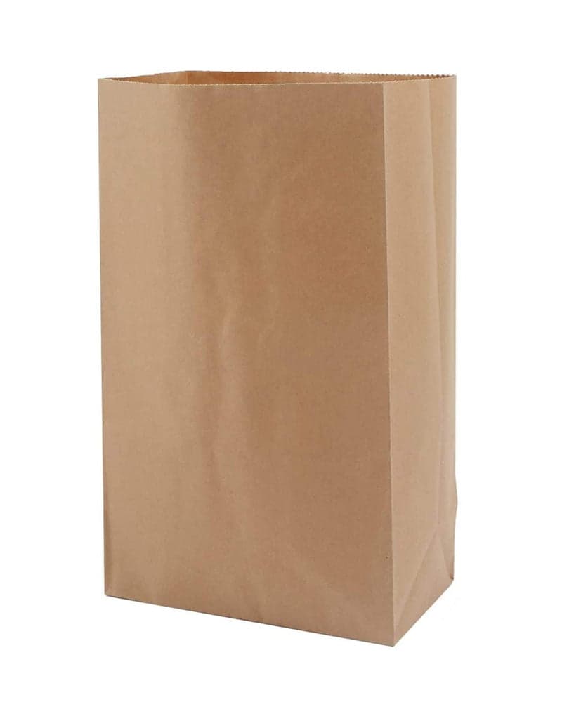 #520 Heavy-Duty 20lb Kraft Paper Bags (8.2" x 5.8" x 14.2") | 500 Pcs