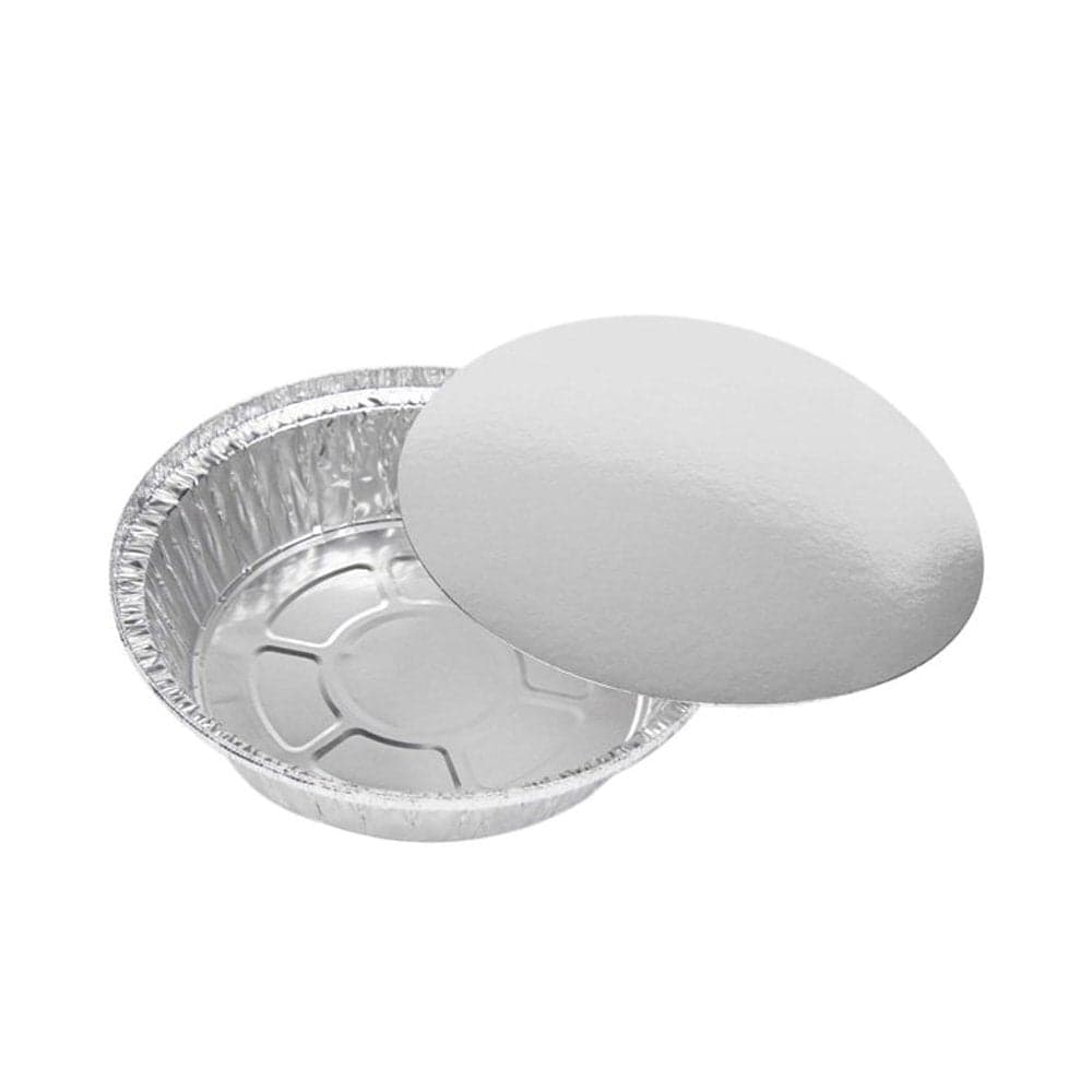 7" Round Aluminum Foil Take-Out Containers (Base Only) | Pack of 500 - Image 3