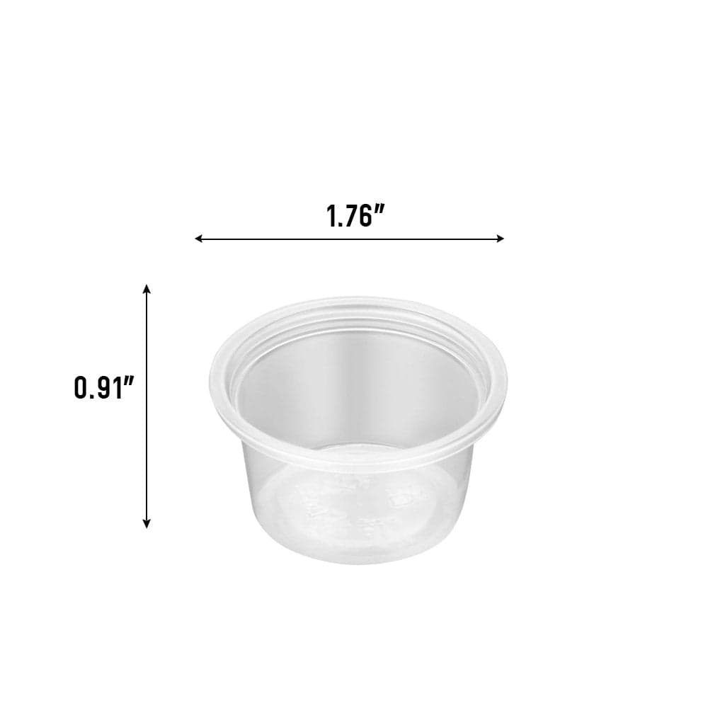 0.75oz Clear PET Portion Cups | Bulk Case of 2500 - Image 3
