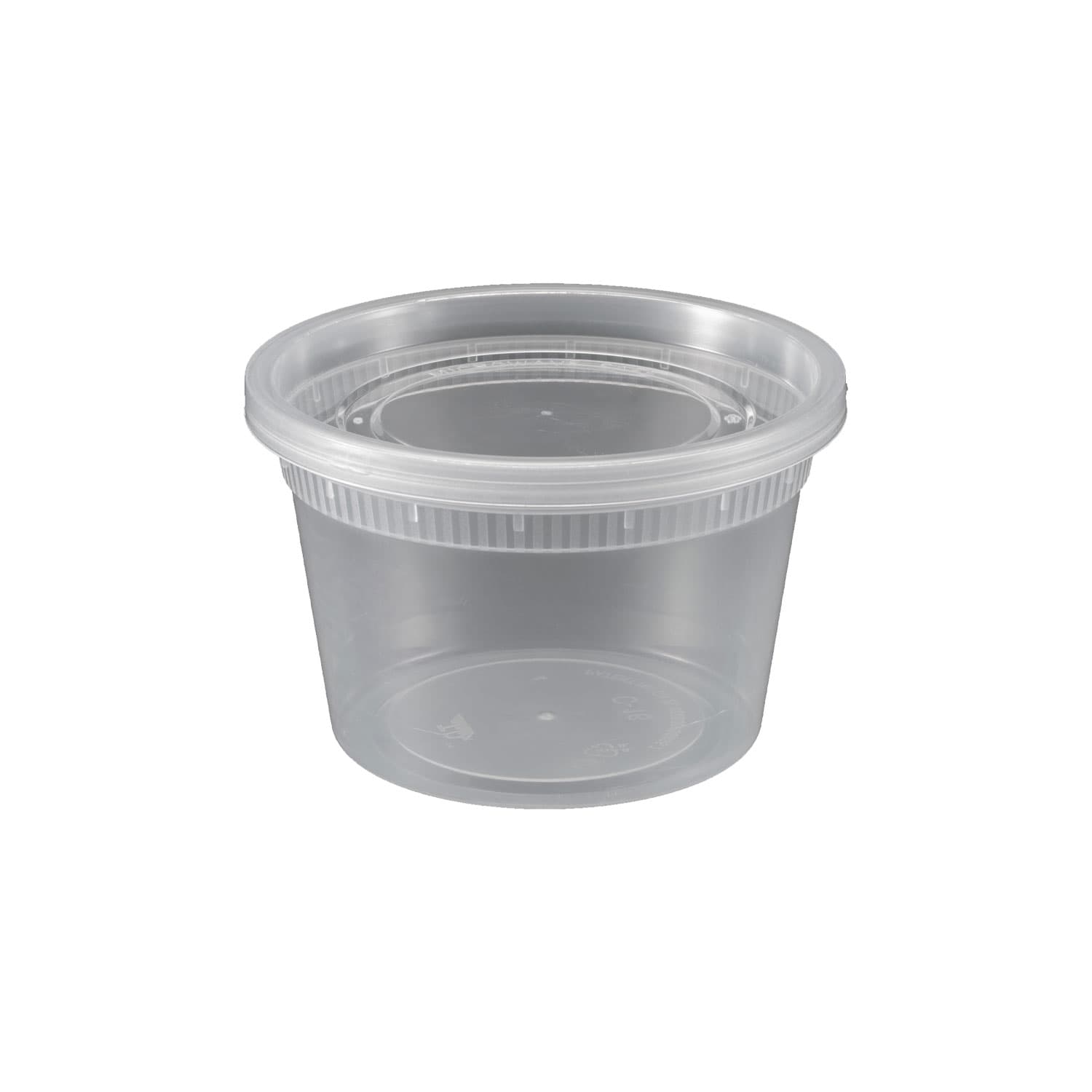 16oz Clear Deli Soup Container with Airtight Lid | Pack of 240
