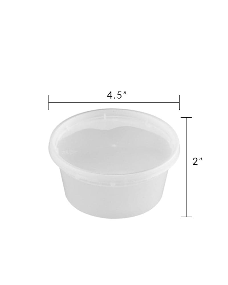 12oz Clear Deli Soup Container with Lid | 240 Sets - Image 2