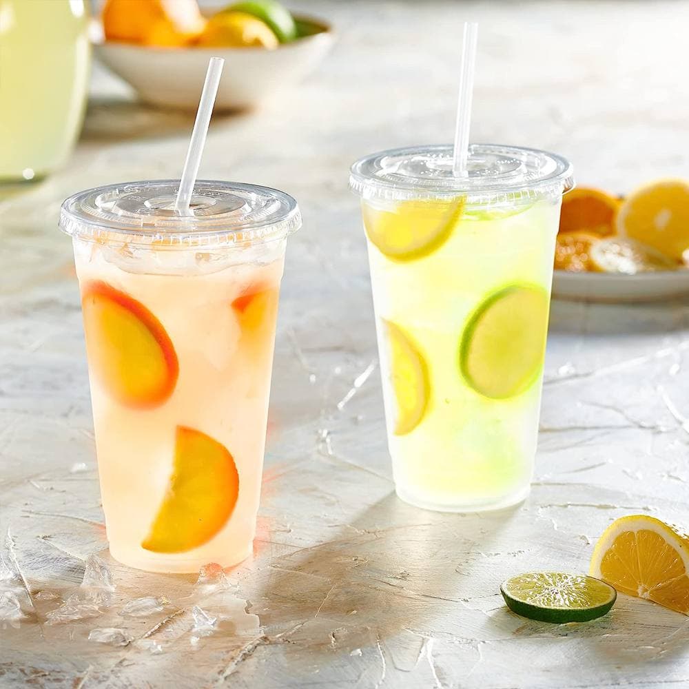 20oz Premium Clear PET Plastic Cold Cups | Bulk Pack of 1000 - Image 2