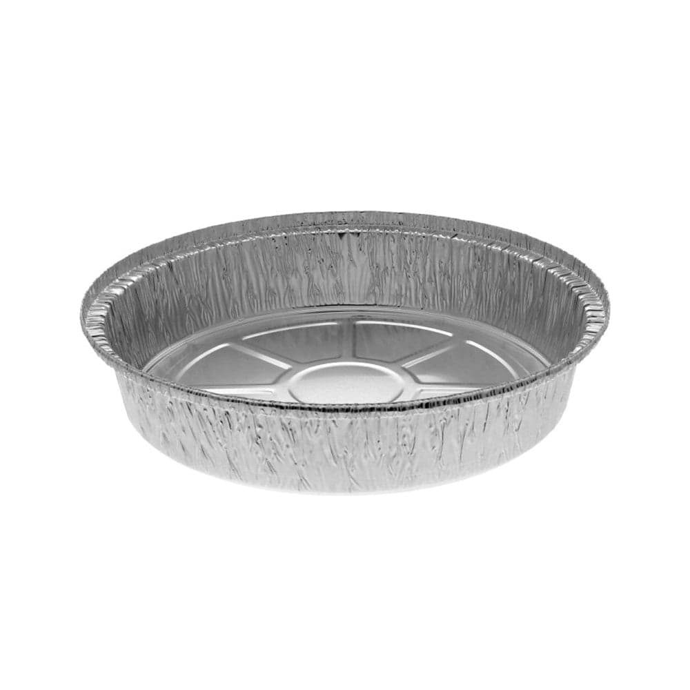 8" Round Aluminum Foil Container (Base Only) | Pack of 500