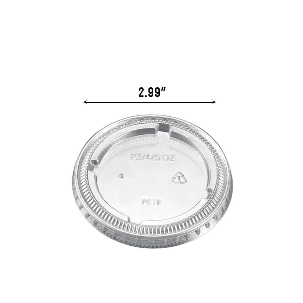 3.25oz - 5.5oz Universal Portion Cup Lids | Bulk 2500 Pack - Image 3