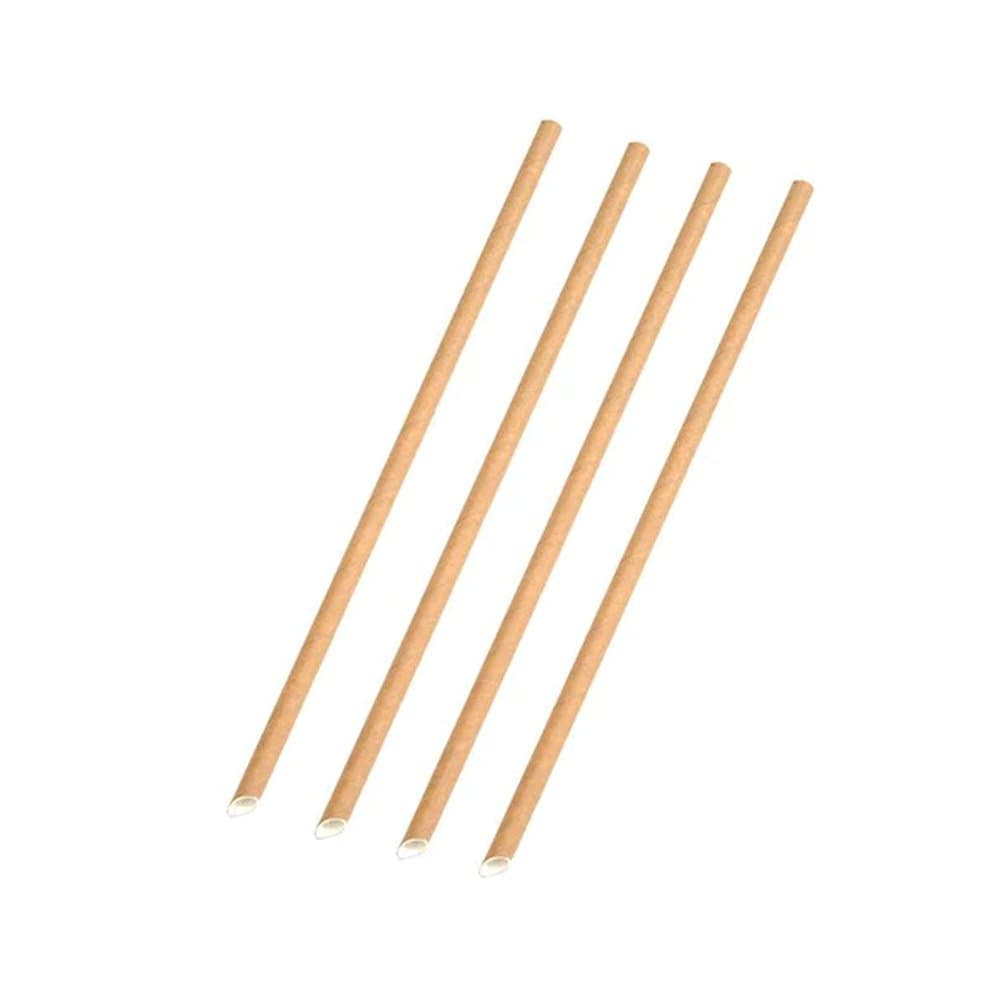 6x220mm Individually Wrapped Kraft Paper Straws | Pack of 5,000 - Image 3