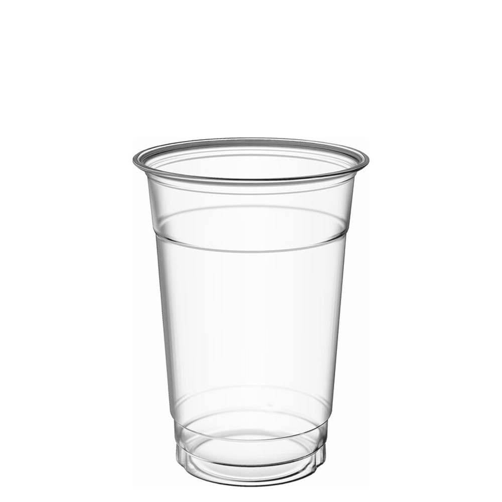 16oz Clear PET Plastic Cold Cups | Premium Recyclable Beverage Cups - Case of 1000